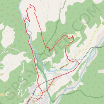 Trace GPS Le Travers des Galans, itinéraire, parcours