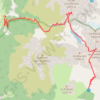 Trace GPS Pointe de Confolant / Confolens, itinéraire, parcours