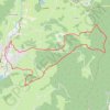 Trace GPS Lac des sapins, itinéraire, parcours
