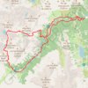Trace GPS Circuit des lacs en vallée du Marcadau, itinéraire, parcours