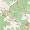 Trace GPS Saint Julien le Montagnier, itinéraire, parcours