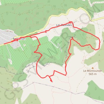 Trace GPS Chapelle Saint André, itinéraire, parcours