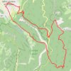Trace GPS Saint Laurent en Royans, Pas du Pas, Roche des Arnauds, itinéraire, parcours