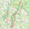 Trace GPS Tour des Gorges de la Vézère (Corrèze), itinéraire, parcours
