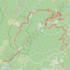 Trace GPS Du col de Belle-Barbe au Pic de l'Ours, itinéraire, parcours