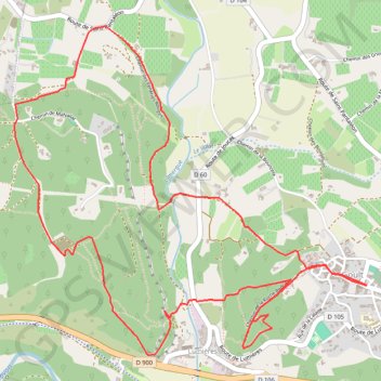 Trace GPS Autour de l'Imergue - Goult, itinéraire, parcours
