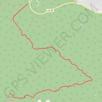 Trace GPS Sugarloaf Mountain, itinéraire, parcours