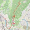 Trace GPS mont-rachais-depuis-jardin-des-dauphins-grenoble, itinéraire, parcours