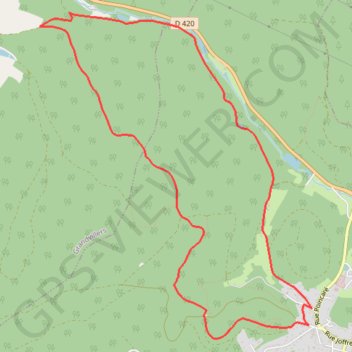 Trace GPS Chemins du Cœur des Vosges - La Charbonnière, itinéraire, parcours