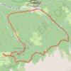 Trace GPS Dolomites (Südtyrol) près de Saint Maddalena, itinéraire, parcours