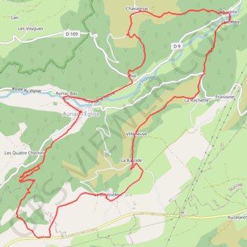 Trace GPS La Vallée de la Sianne - Molompize, itinéraire, parcours