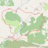 Trace GPS Comps - La Souche, itinéraire, parcours