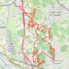 Trace GPS Rando sur Morières les Avignon, itinéraire, parcours