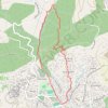 Trace GPS Manosque - Le Pain de Sucre, itinéraire, parcours