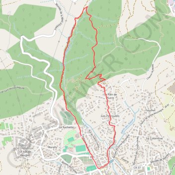 Trace GPS Manosque - Le Pain de Sucre, itinéraire, parcours