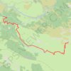 Trace GPS Le pic des Gahus par la cabane des Sarris, itinéraire, parcours