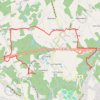 Trace GPS Saint-Junien la Glane et le site Corot, itinéraire, parcours