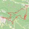 Trace GPS Savoillan Crête du Ventoux, itinéraire, parcours
