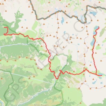 Trace GPS Merveilles en Mercantour, itinéraire, parcours