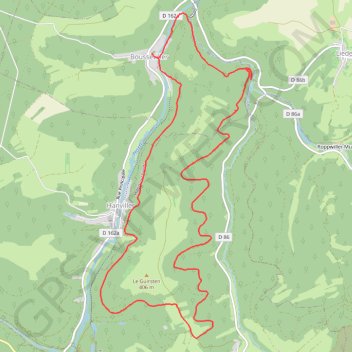 Trace GPS De Bousseviller à Eberbach, itinéraire, parcours