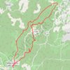 Trace GPS La Chartreuse de Valbonne, itinéraire, parcours