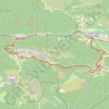 Trace GPS Château de Puylaurens, itinéraire, parcours