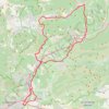 Trace GPS De La Garde vers Rocbaron et Pignans, itinéraire, parcours