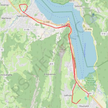 Trace GPS Semi-Marathon des sources du lac d'ANNECY 2023-16934705, itinéraire, parcours
