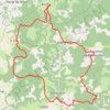 Trace GPS Entre Biron et Gavaudun, itinéraire, parcours
