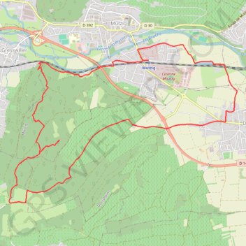 Trace GPS Les chapelles de Mutzig, itinéraire, parcours