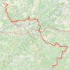 Trace GPS Bourdeilles - Les Eyzies-de-Tayac-Sireuil, itinéraire, parcours