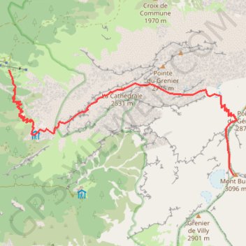 Trace GPS Buet par Grenairon, itinéraire, parcours