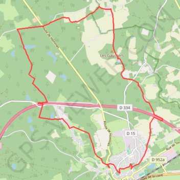 Trace GPS Boucle Le Plateau, itinéraire, parcours