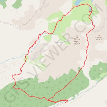 Trace GPS Lac de l'Ascension, itinéraire, parcours