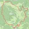 Trace GPS Thellis La Combe - Croix de Chaubouret, itinéraire, parcours