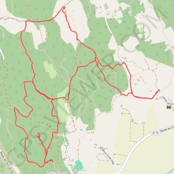 Trace GPS Cornillon-Confoux Randonnée 14 mars 2021 à 11:25, itinéraire, parcours