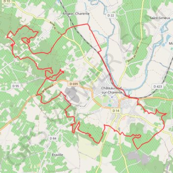 Trace GPS Rando Castel Plaisir, itinéraire, parcours