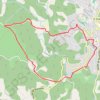 Trace GPS Les Marreliers - Barjols, itinéraire, parcours