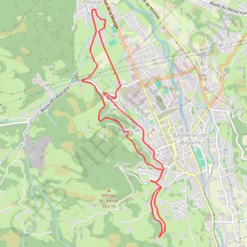Trace GPS Haute Bigorre - Vallon du Salut, itinéraire, parcours