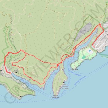Trace GPS Calanques Port Pin-En Vau, itinéraire, parcours