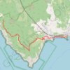 Trace GPS De Levanto à Monterosso, itinéraire, parcours
