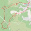 Trace GPS Belgentier - Vallon des Sardouires, itinéraire, parcours
