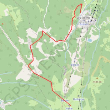 Trace GPS Sentier balisé été "l'Alpage de la Vieille", itinéraire, parcours
