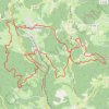 Trace GPS Pays Beaujolais - Haute Vallée d'Azergues - Poule-les-Écharmeaux, itinéraire, parcours