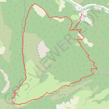 Trace GPS La Montagne de Banne, itinéraire, parcours
