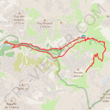 Trace GPS Champoleon, itinéraire, parcours