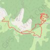 Trace GPS Combe de Saint Genis (Vercors), itinéraire, parcours