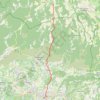 Trace GPS Chemin de la Sainte Baume. 13ème tronçon, de la jonction du GR 9 avec la route du Castellet à Apt, itinéraire, parcours