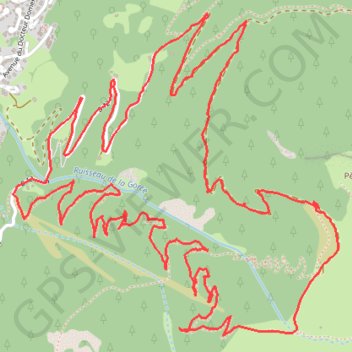 Trace GPS Circuit Plateau du Lisay (Cauterets ), itinéraire, parcours