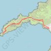 Trace GPS Cargese - Punta d'Omigna, itinéraire, parcours